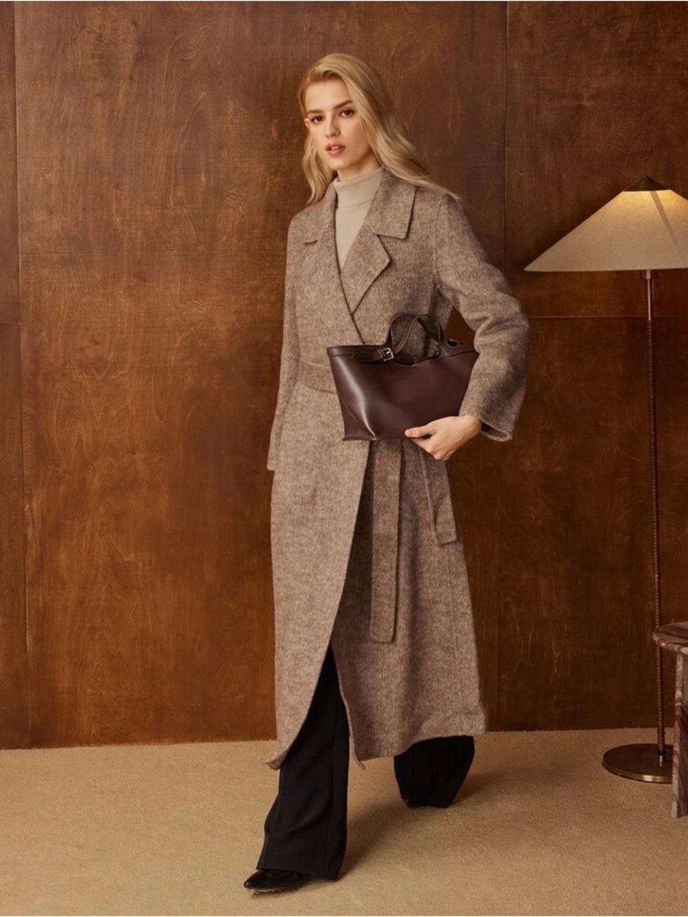 MOTF Brown Top-Handle Bag